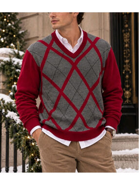 Express Design Studio sweater L Merino Wool Vintage Y2K Academia Streetwear